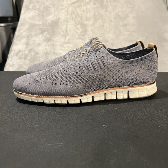 Cole Haan Zerogrand Wingtip Oxford Men's 13 Gray C24944 Stitchlite Shoes - Picture 3 of 10
